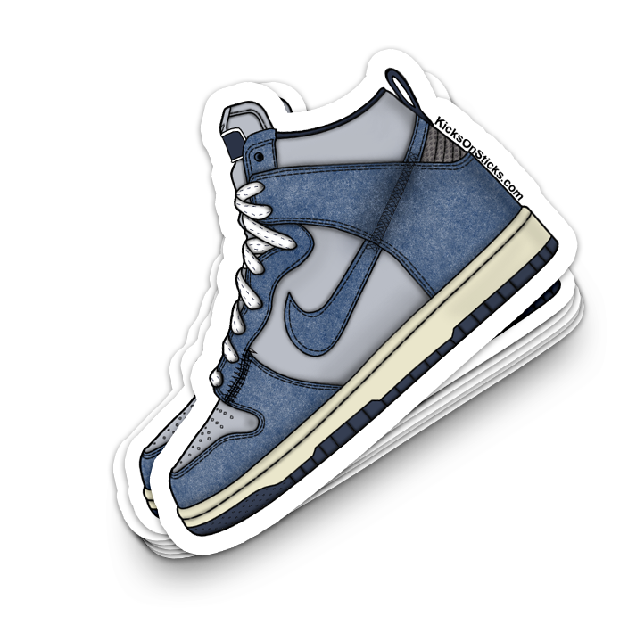 Dunk High "Notre Blue" Sneaker Sticker