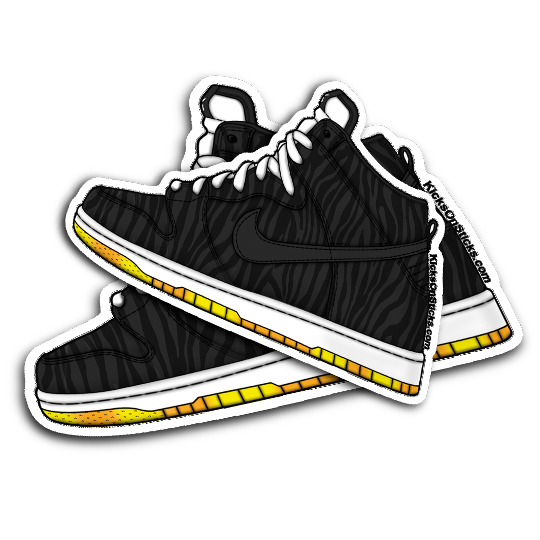 SB Dunk High "Skunk 2016" Sneaker Sticker