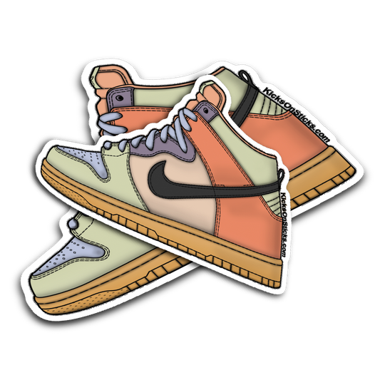 SB Dunk High "Spectrum" Sneaker Sticker