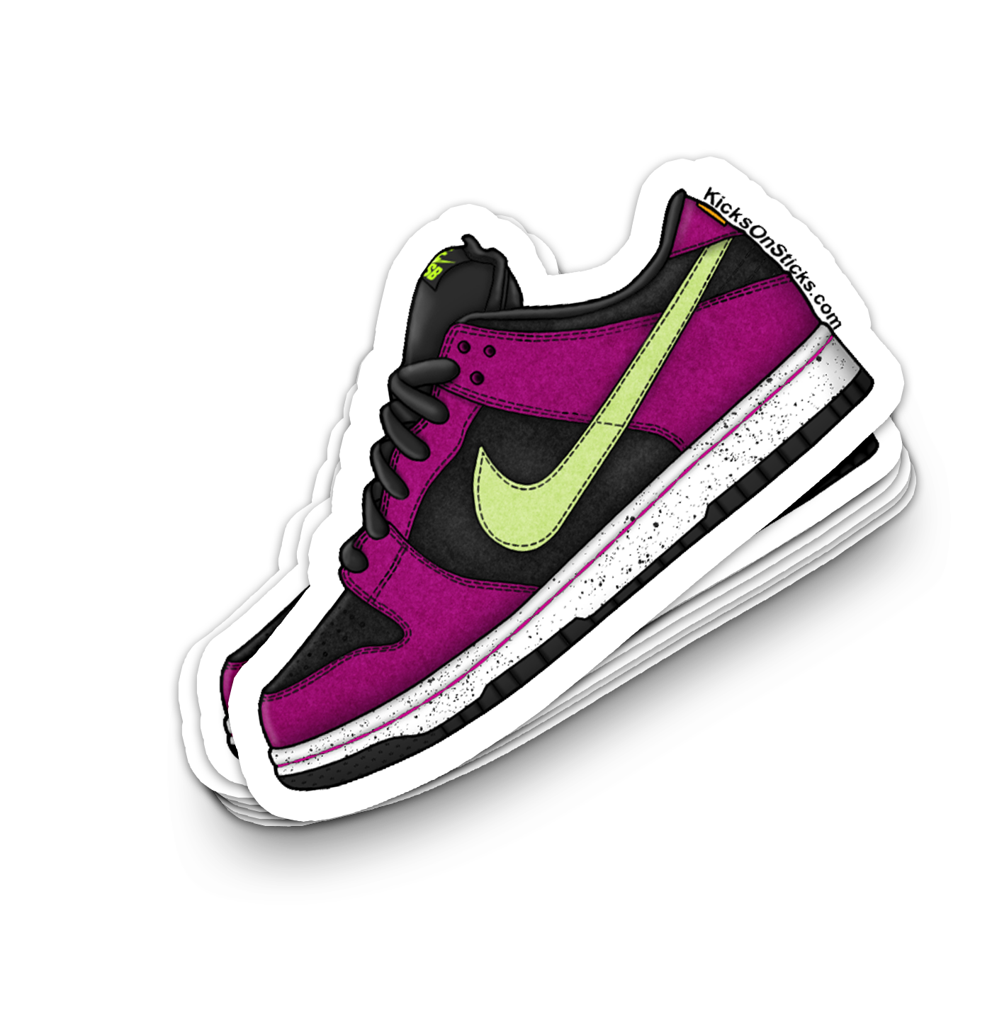 SB Dunk Low "ACG Red Plum" Sneaker Sticker