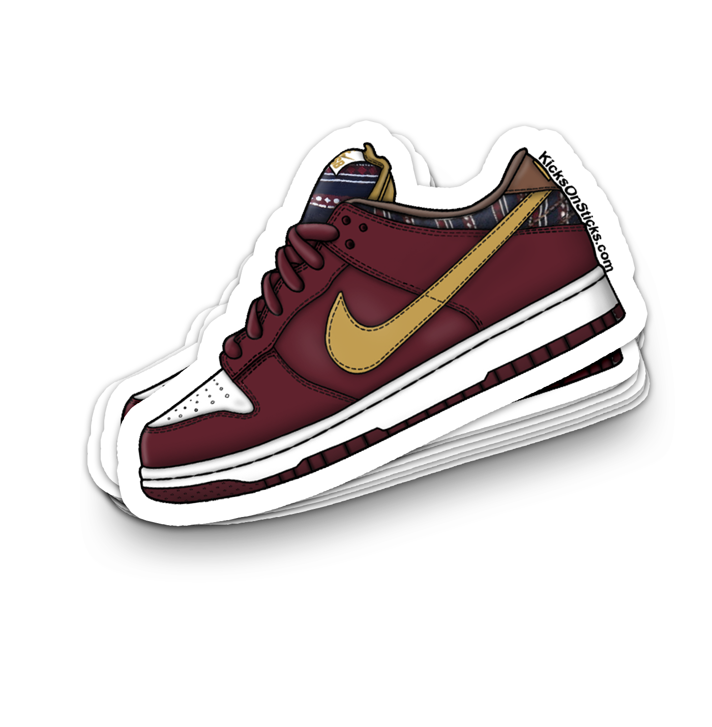 SB Dunk Low "Anchorman" Sneaker Sticker