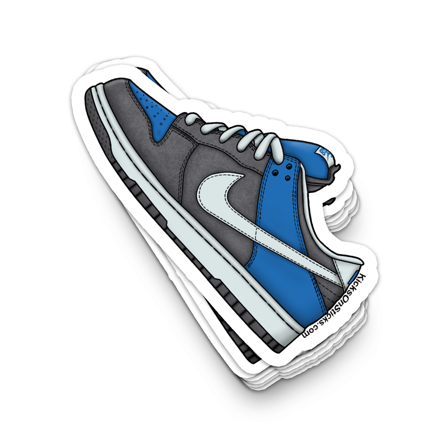SB Dunk Low "Aquachalk" Sneaker Sticker