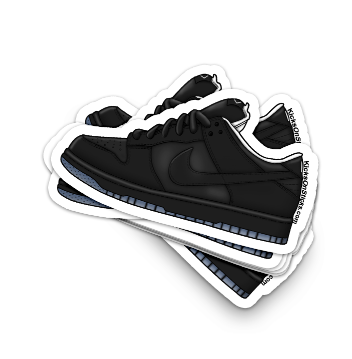 SB Dunk Low "Atlas Black" Sneaker Sticker