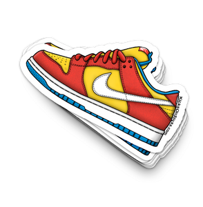 SB Dunk Low "Bart" Sneaker Sticker