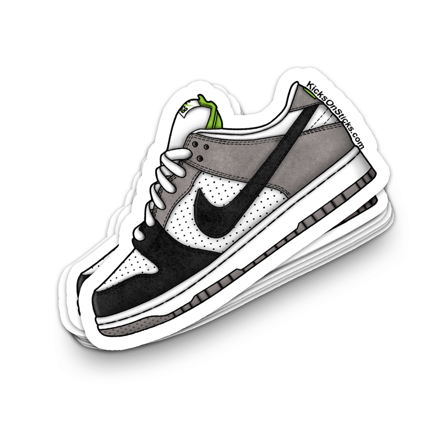 SB Dunk Low "Chlorophyll" Sneaker Sticker