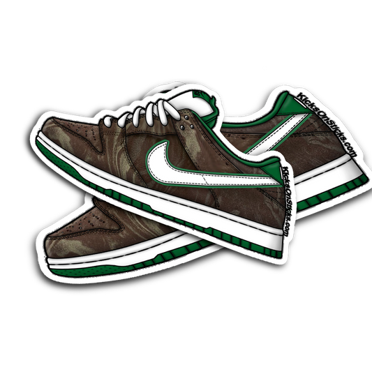 SB Dunk Low "Coffee Lovers/Starbucks" Sneaker Sticker