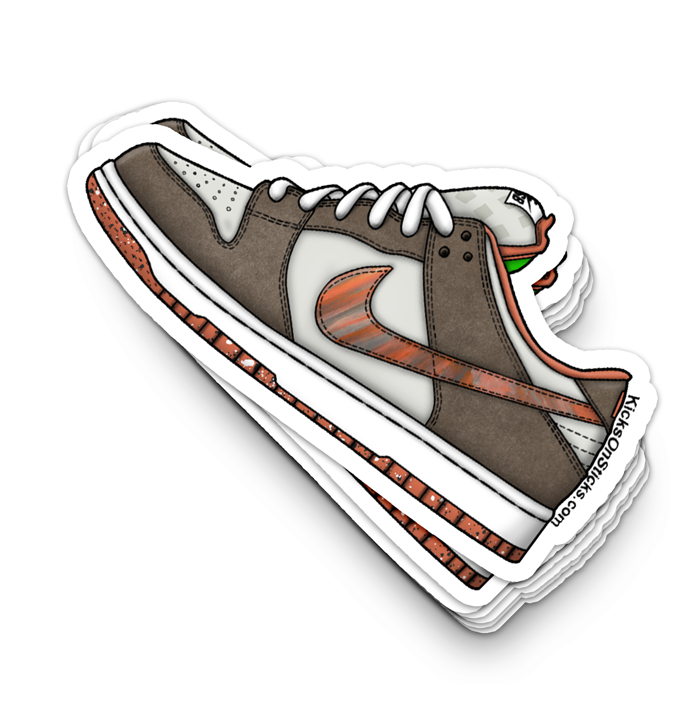 SB Dunk Low "Crushed" Sneaker Sticker