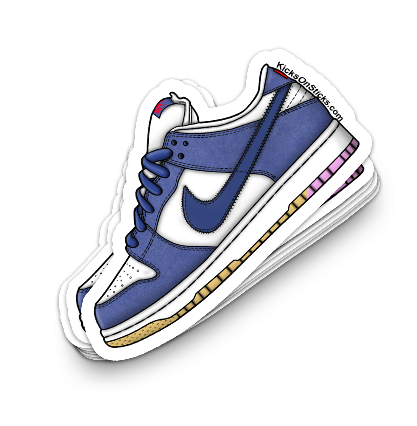 SB Dunk Low "Dodgers" Sneaker Sticker