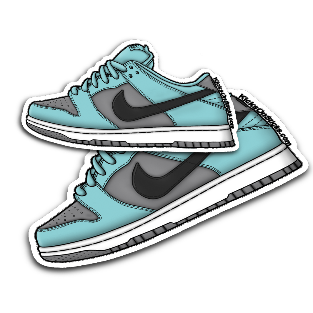 SB Dunk Low "Dusty Cactus" Sneaker Sticker