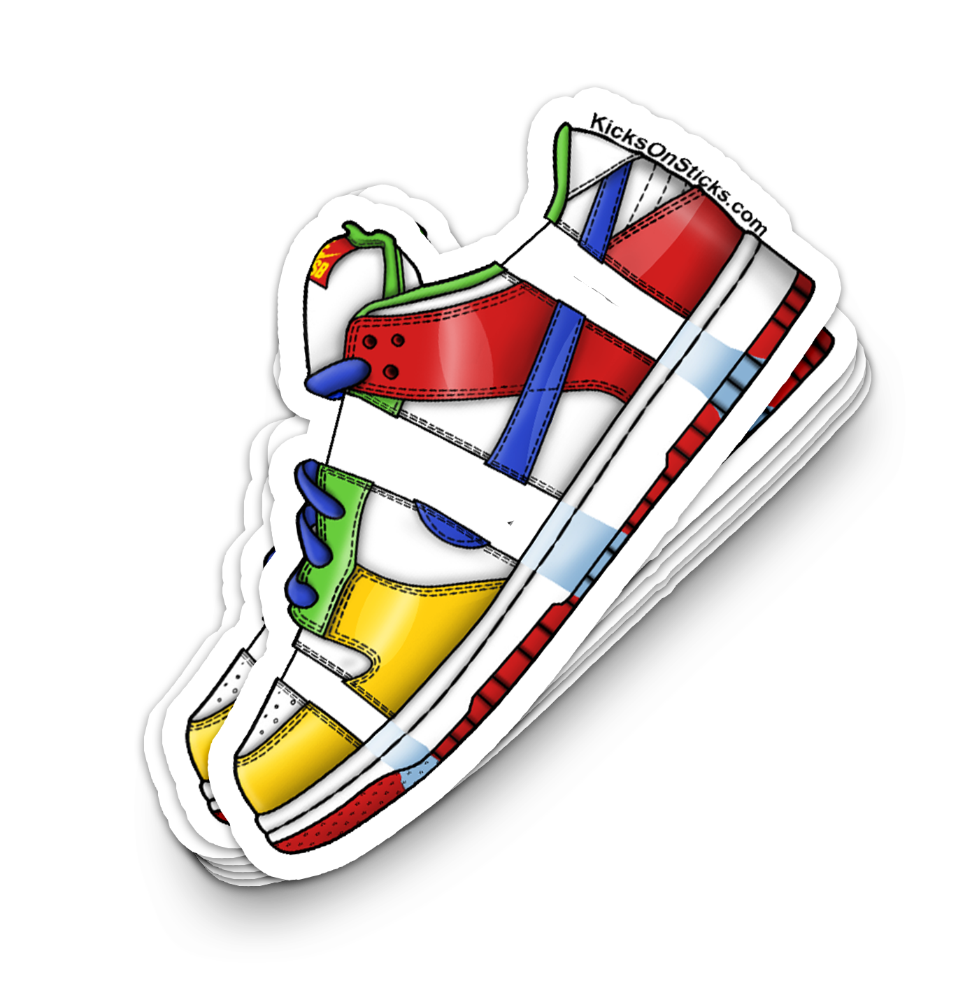 SB Dunk Low "eBay Sandy" Sneaker Sticker