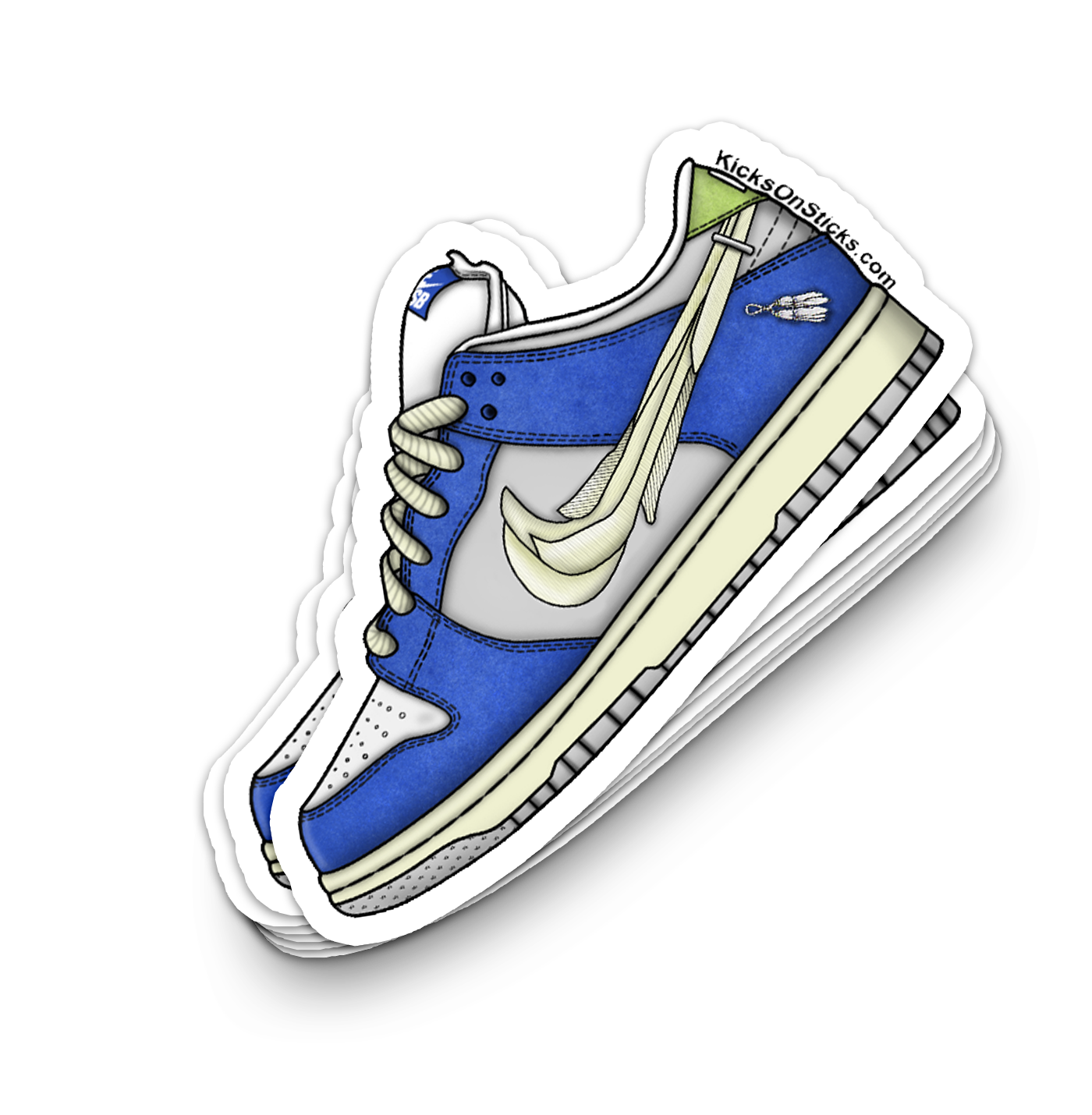 SB Dunk Low "Fly Streetwear" Sneaker Sticker