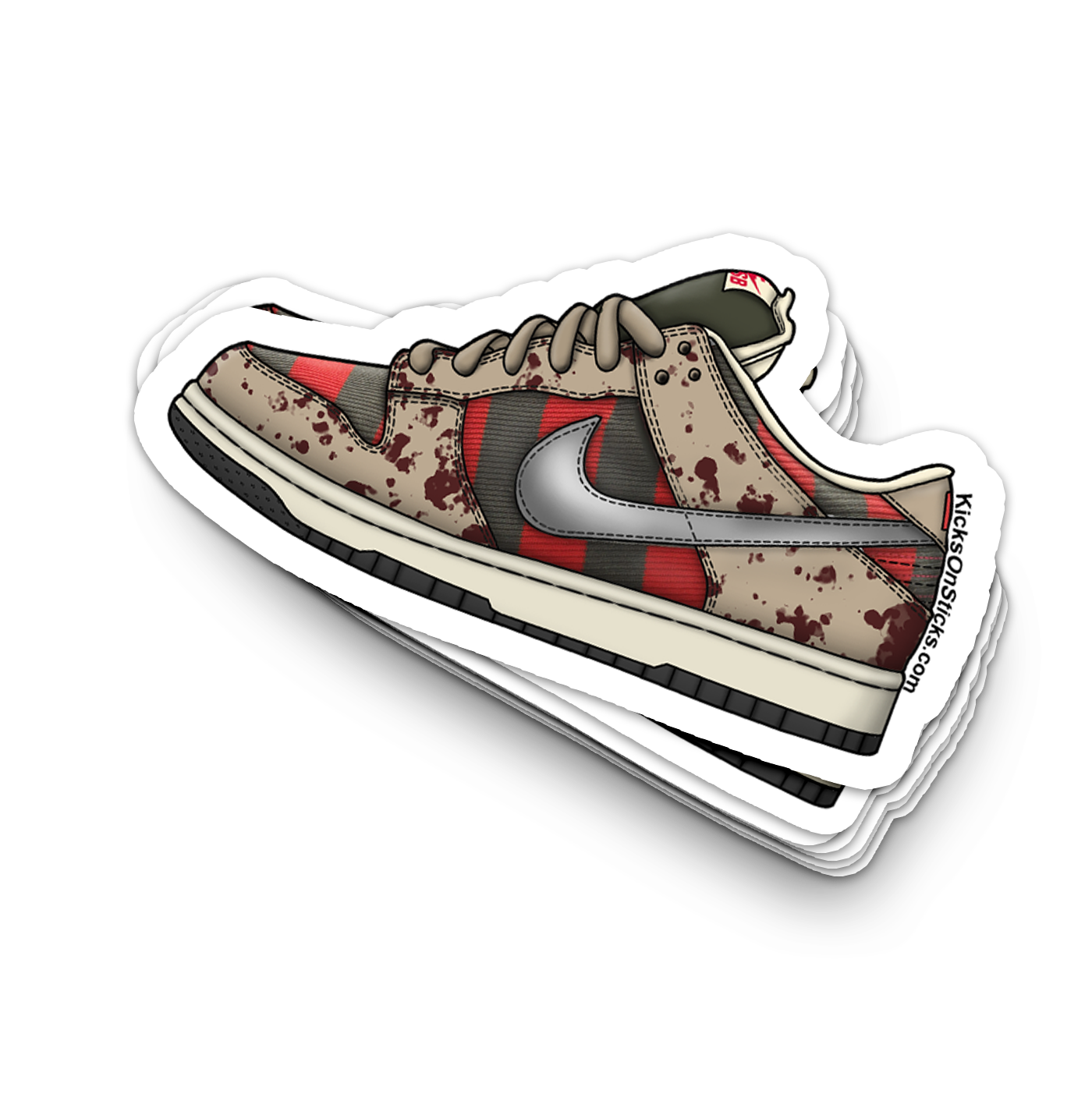 SB Dunk Low "Freddy" Sneaker Sticker