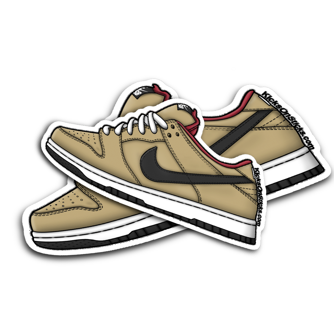 SB Dunk Low "Gold Dust" Sneaker Sticker