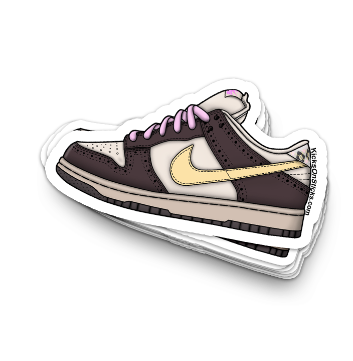 SB Dunk Low "Golf Brown" Sneaker Sticker