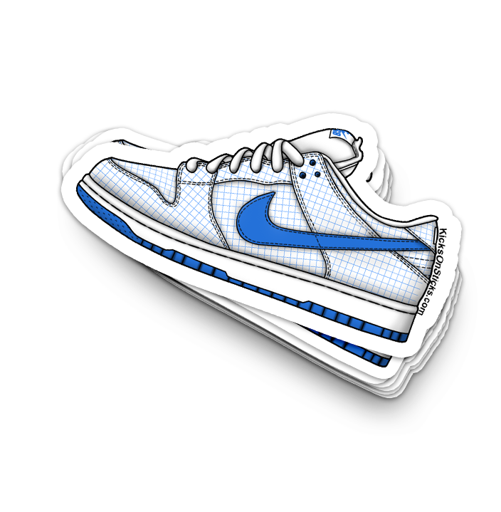 SB Dunk Low "Graph Paper" Sneaker Sticker