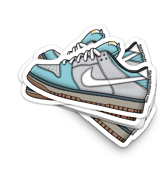 SB Dunk Low "Gulf of Mexico" Sneaker Sticker