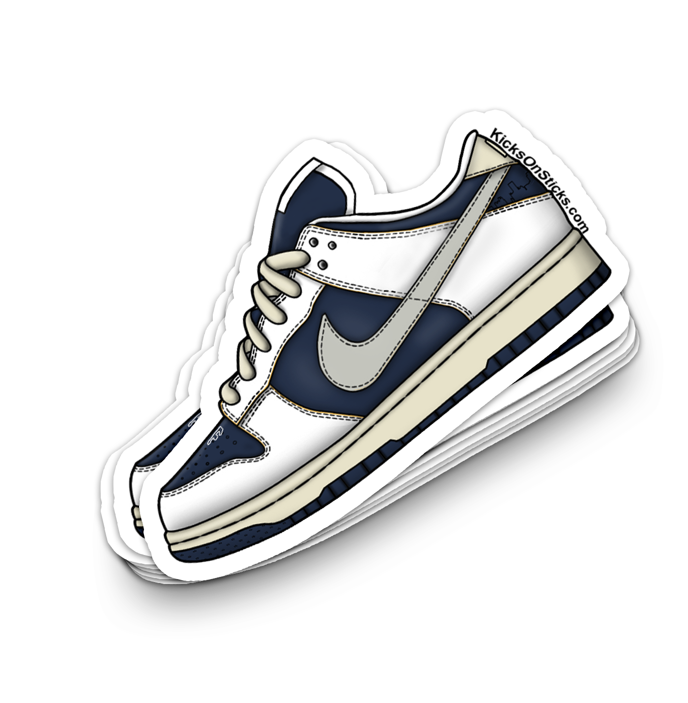 SB Dunk Low "Huf NY" Sneaker Sticker