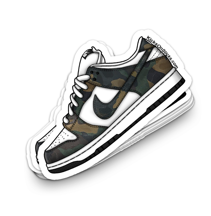 SB Dunk Low "Legion Green" Sneaker Sticker