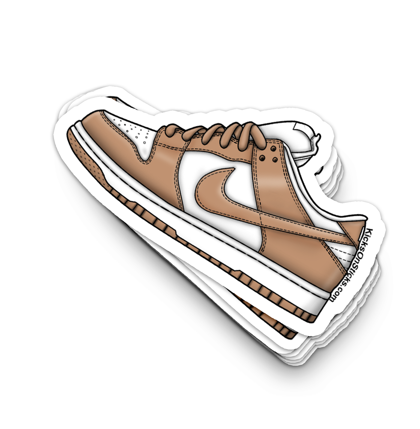 SB Dunk Low "Light Cognac" Sneaker Sticker