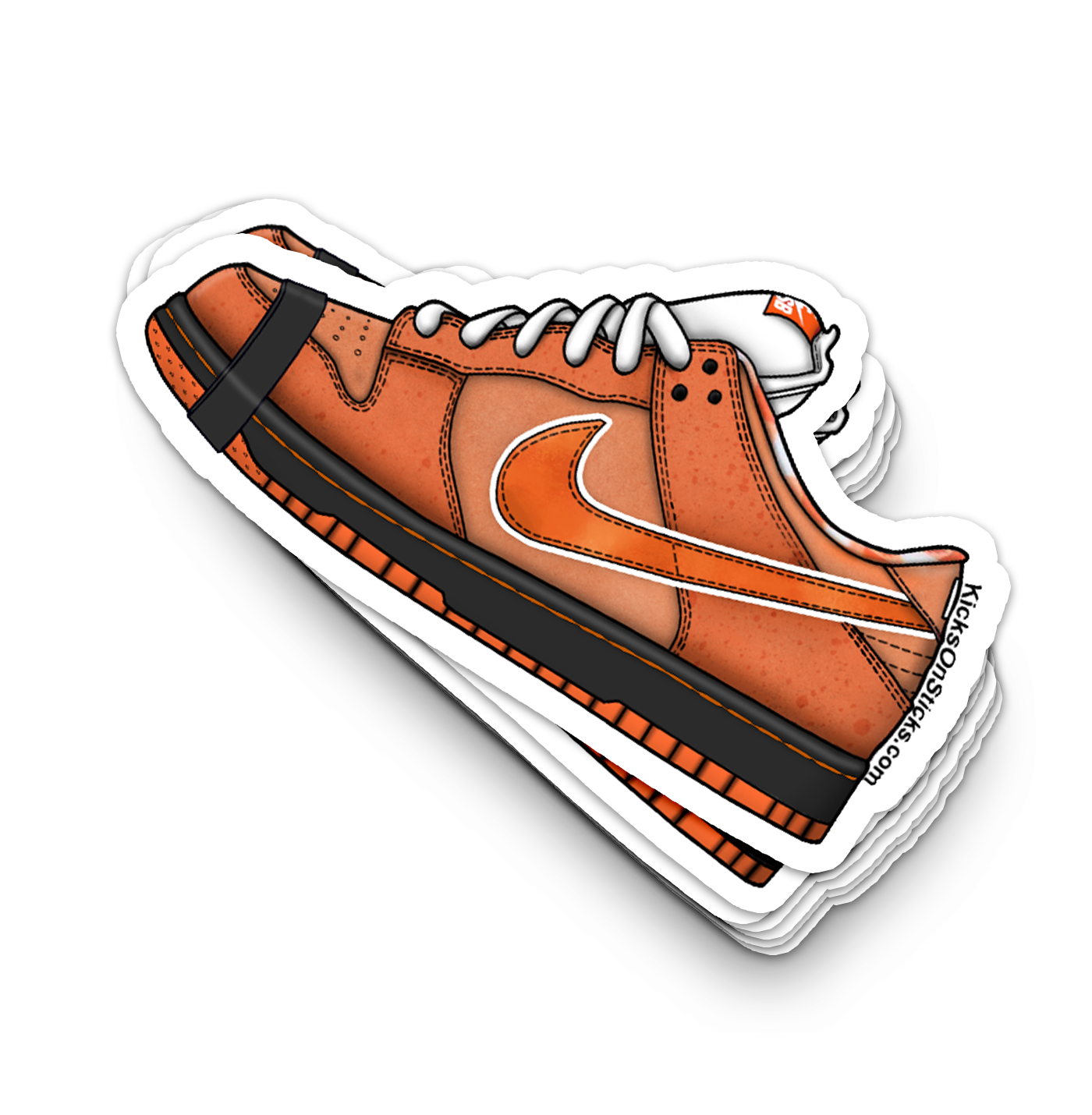 SB Dunk Low "Lobster Orange" Sneaker Sticker