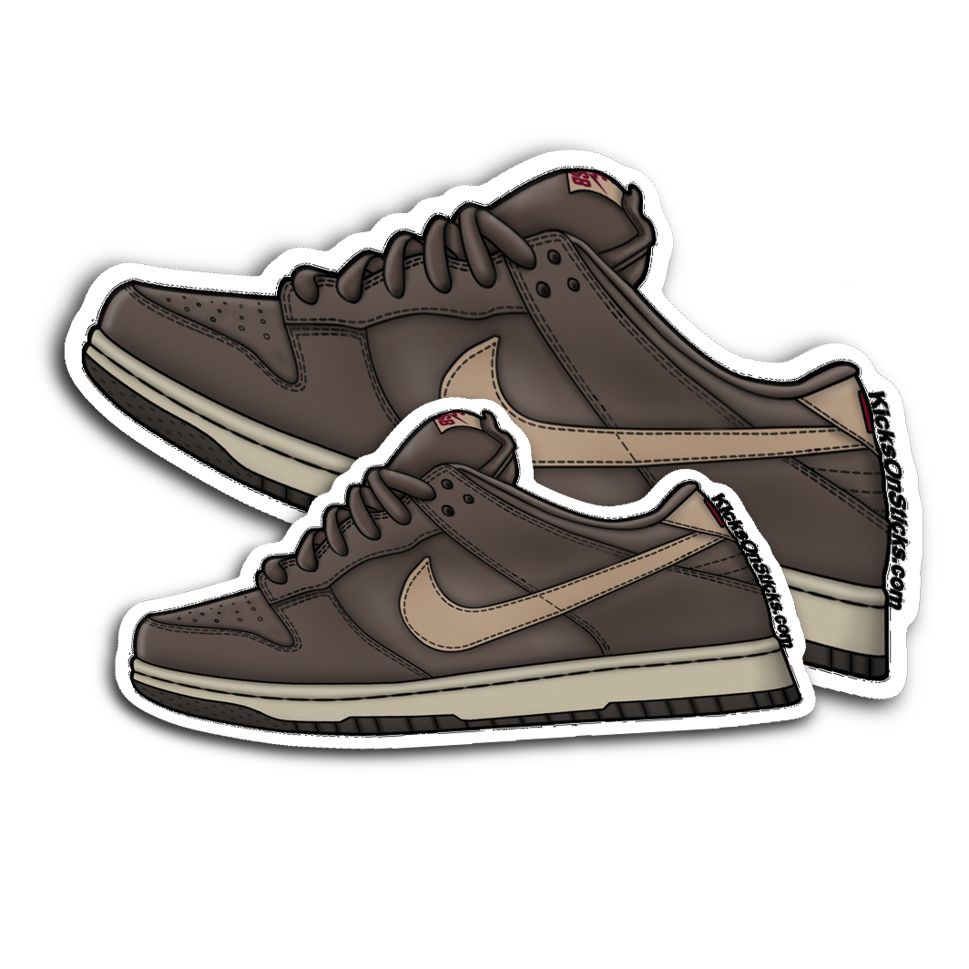 SB Dunk Low "Mocha 04" Sneaker Sticker