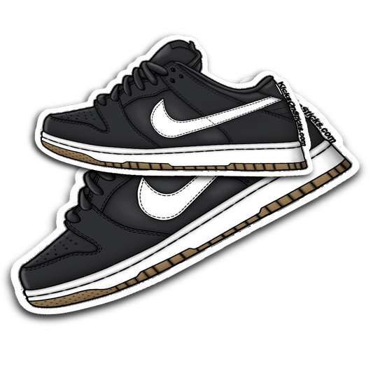 SB Dunk Low "Orange Label Black" Sneaker Sticker
