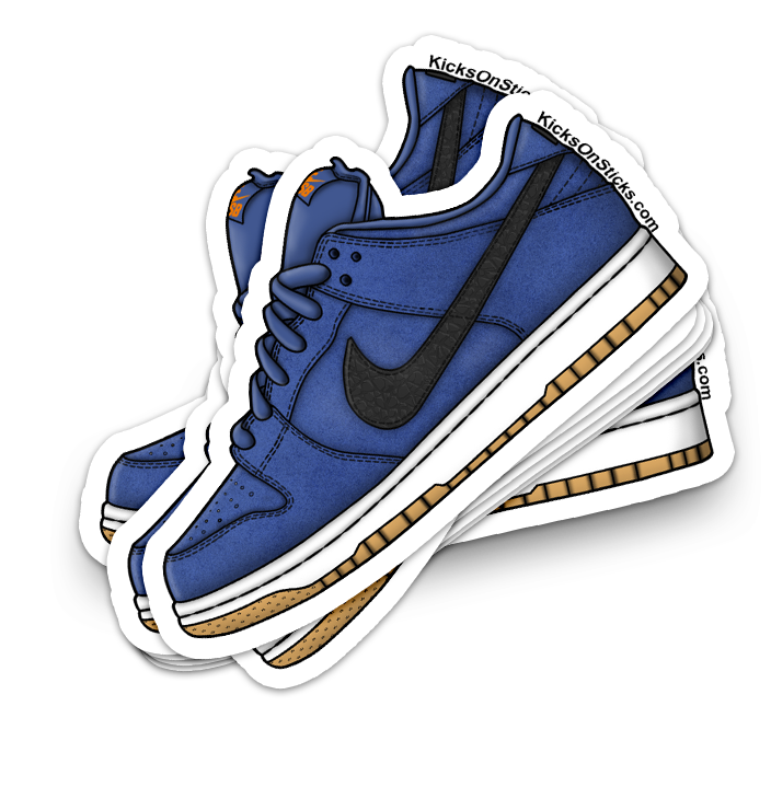 SB Dunk Low "Orange Label Navy" Sneaker Sticker