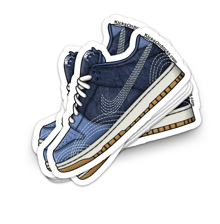 SB Dunk Low "Sashiko" Sneaker Sticker