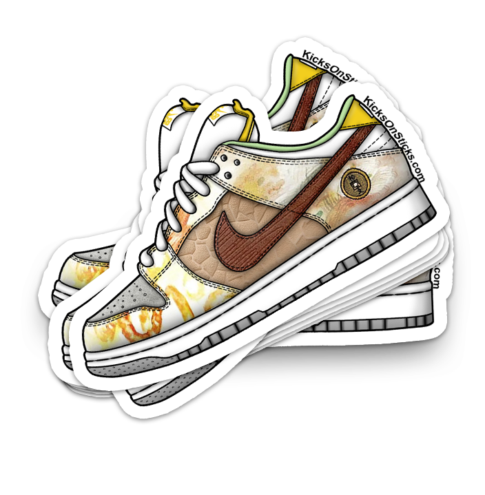 SB Dunk Low "Street Hawker" Sneaker Sticker