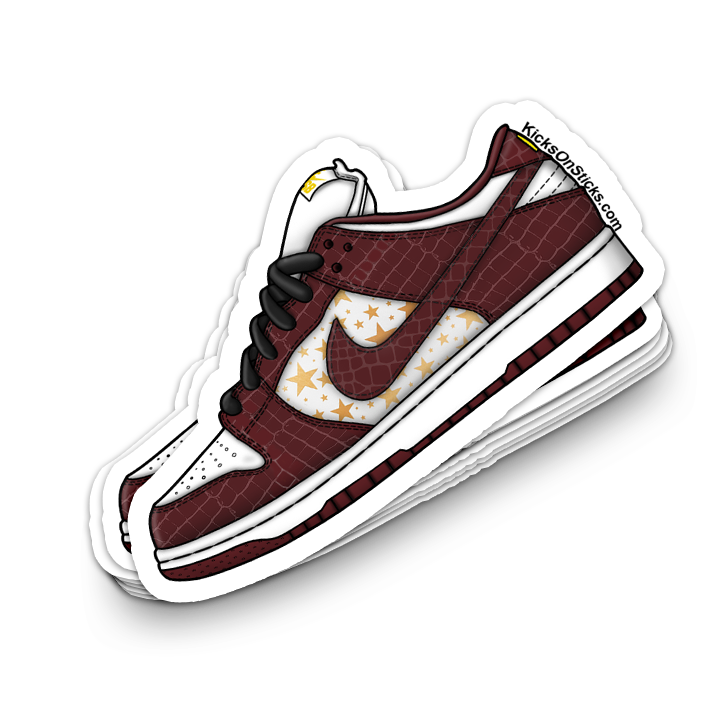 SB Dunk Low "Supreme Barkroot" Sneaker Sticker