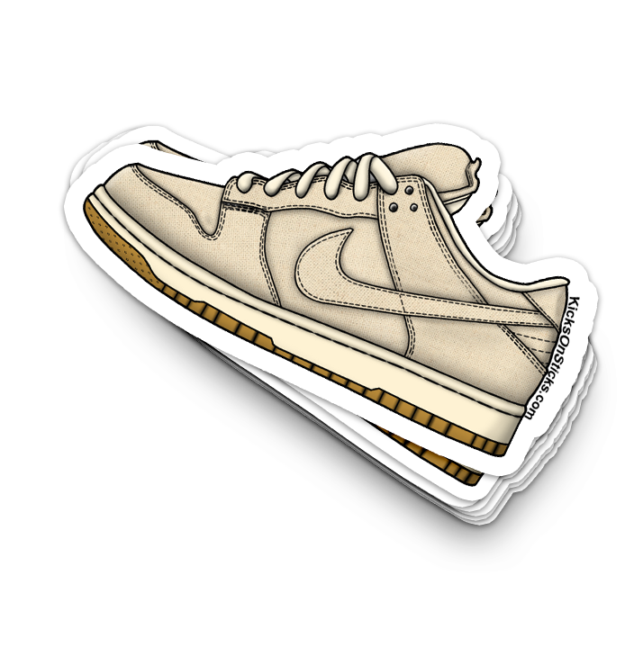 SB Dunk Low "Tokyo Canvas" Sneaker Sticker