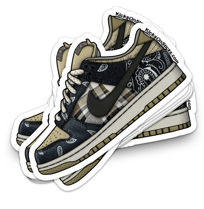 SB Dunk Low "Travis Scott" Sneaker Sticker