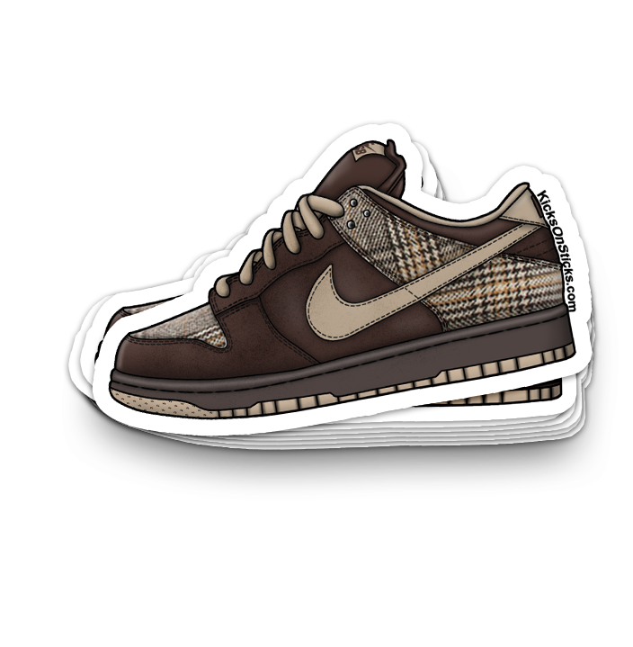 SB Dunk Low "Tweed" Sneaker Sticker