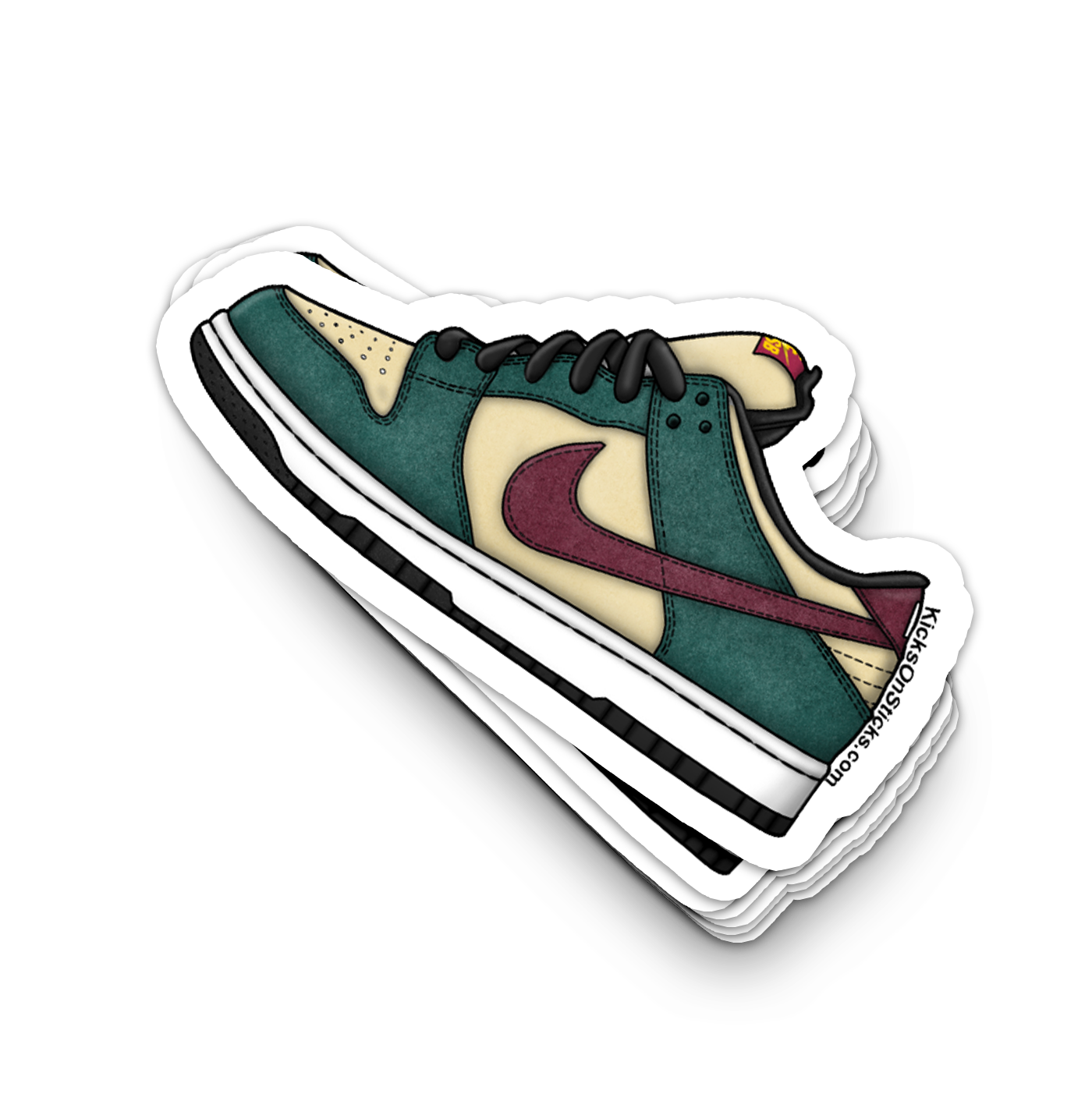 SB Dunk Low "Vegas Gold" Sneaker Sticker