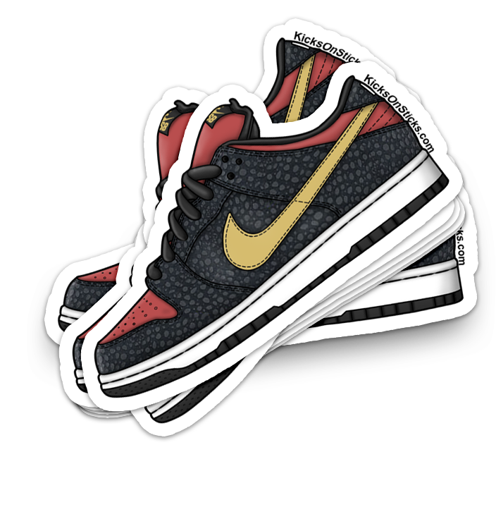 SB Dunk Low "Walk of Fame" Sneaker Sticker