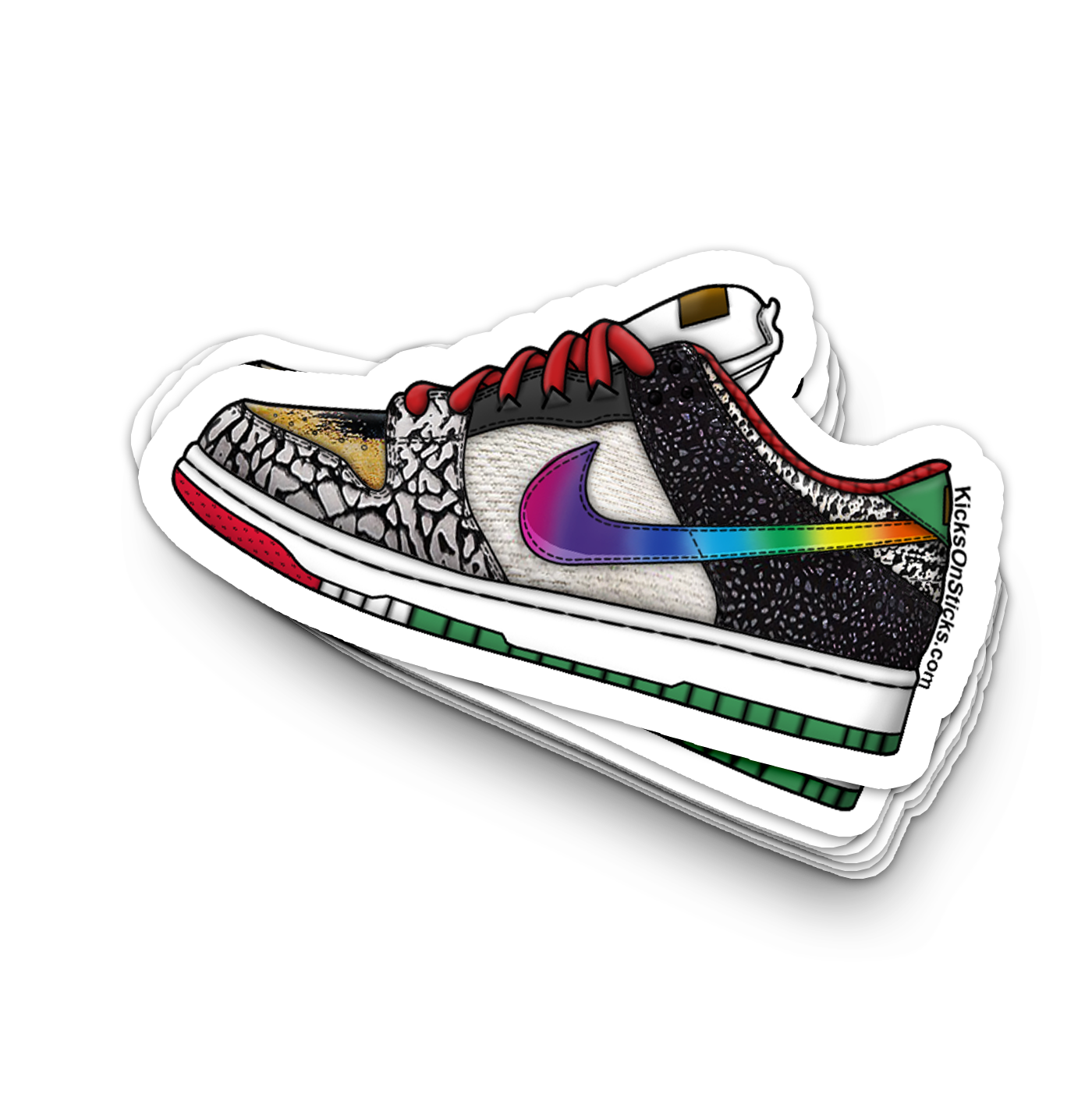SB Dunk Low "What The P-Rod" Sneaker Sticker