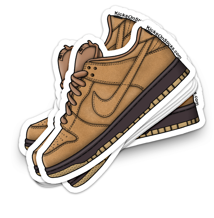 SB Dunk Low "Wheat 2020" Sneaker Sticker