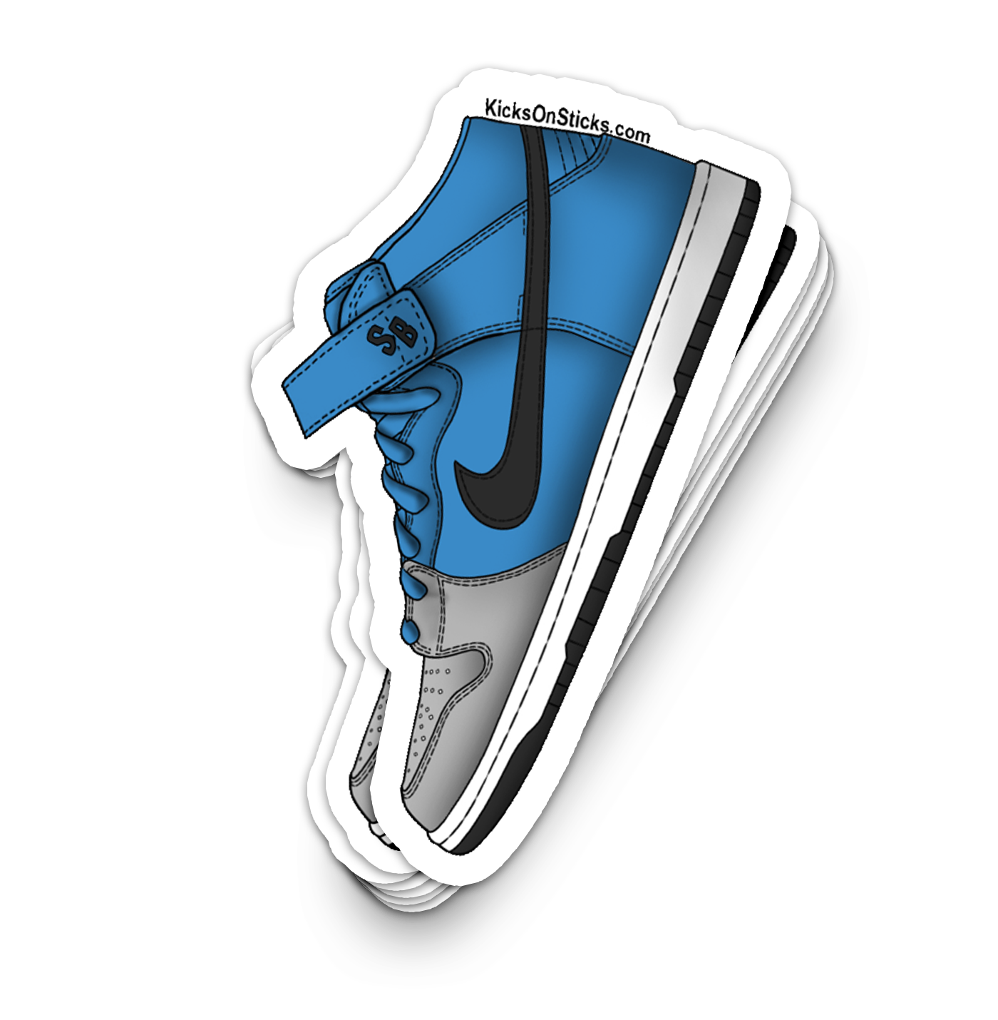 SB Dunk Mid "Beavis" Sneaker Sticker