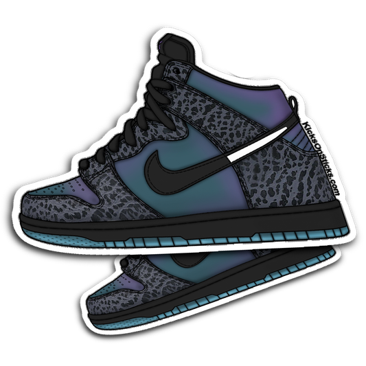 SB Dunk High "Black Sheep Hornets" Sneaker Sticker