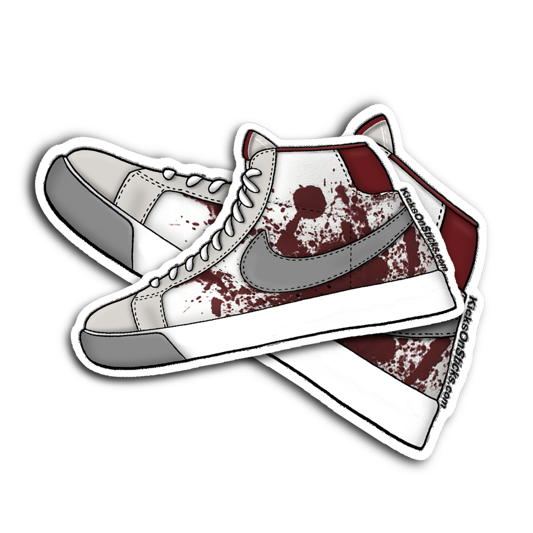 SB Blazer "Blood Splatter" Sneaker Sticker