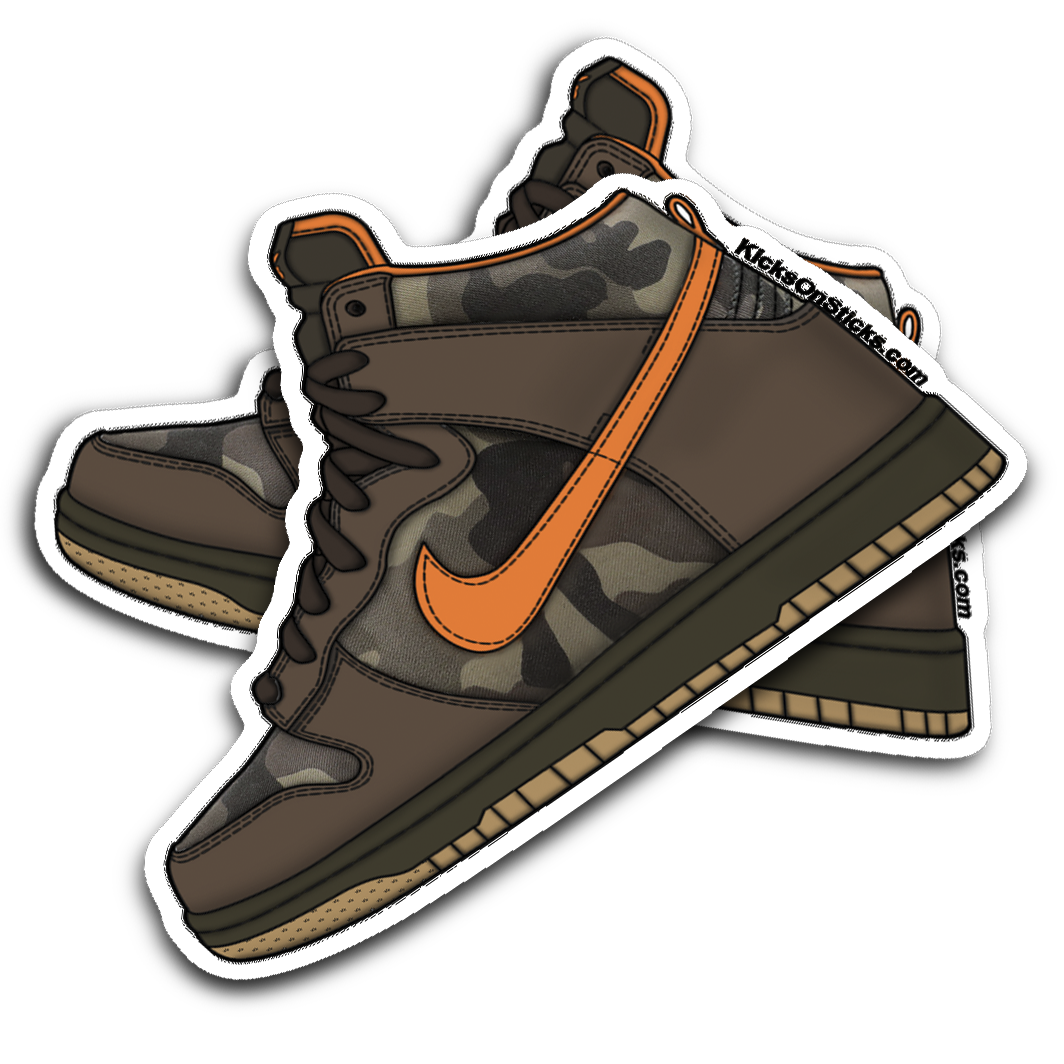 SB Dunk High "Brian Anderson" Sneaker Sticker