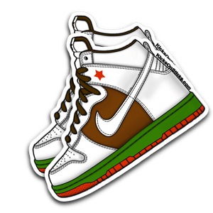 SB Dunk High "Cali" Sneaker Sticker