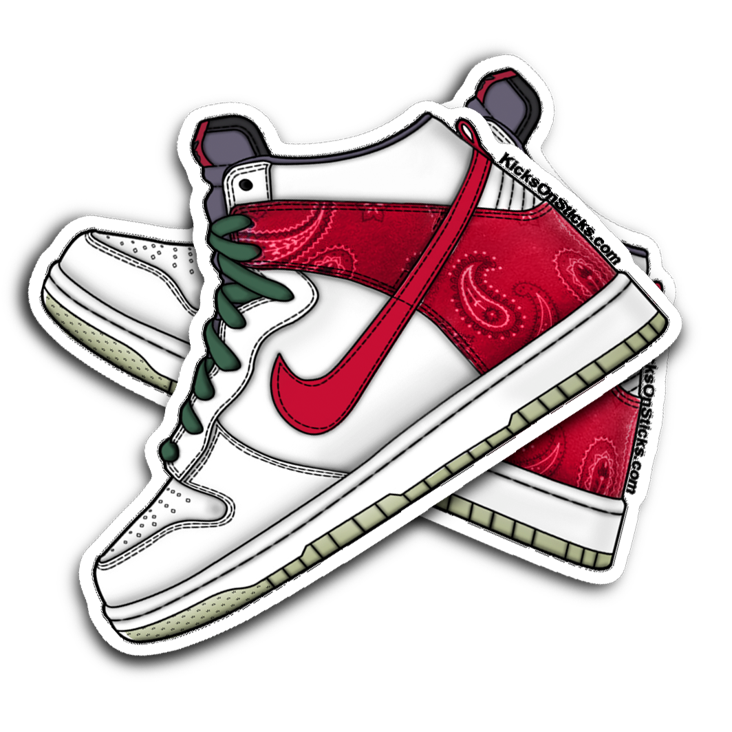 SB Dunk High Cheech Chong Sneaker Sticker