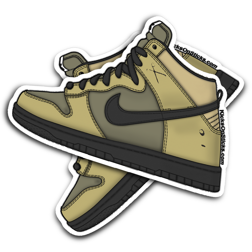 SB Dunk High "Chromeball" Sneaker Sticker