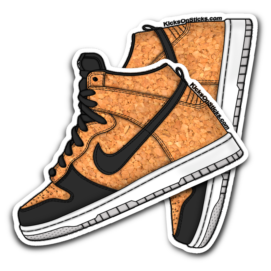 SB Dunk High "Cork" Sneaker Sticker