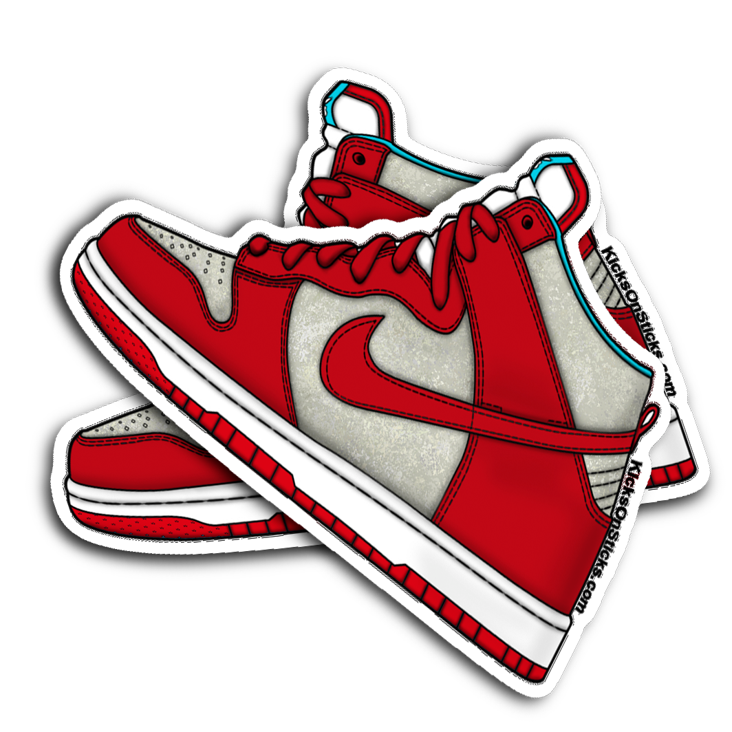 SB Dunk High "Dr Suess" Sneaker Sticker