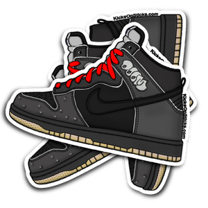 SB Dunk High "MF Doom" Sneaker Sticker