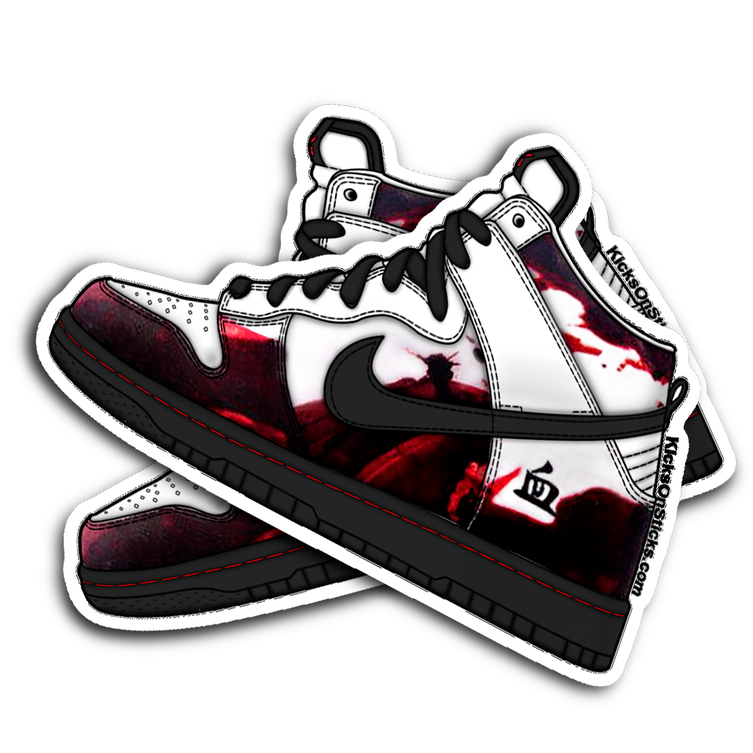 SB Dunk High "Melvin White" Sneaker Sticker