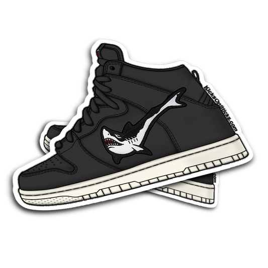 SB Dunk High "Oski Shark" Sneaker Sticker
