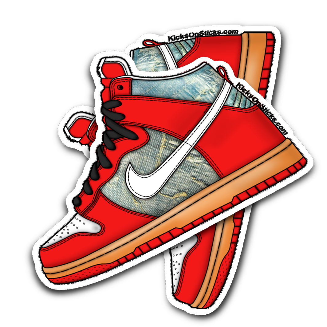 SB Dunk High "Shoe Goo" Sneaker Sticker